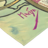 Koekjes Lefevre-Utile van Alphonse Mucha (1896) Tafelkleed (Gekanteld)