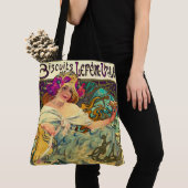Koekjes Lefevre-Utile van Alphonse Mucha (1896) Tote Bag (Dichtbij)