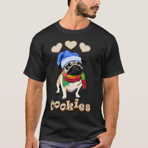 Koekjes liefhebben /Pug houdt van koekjes/ Grappig T-shirt