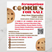 Koekjes Logo, koekjesverkoop Flyer (Voorkant)