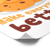 Koekjes maken alles beter bakken poster (Hoek)