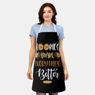 Koekjes maken alles beter grappig eten schort