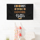 Koekjes maken alles beter grappig eten spandoek (Insitu)