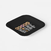 Koekjes maken alles beter grappige kerstmis papieren bordje (Gebogen)