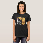Koekjes maken alles beter t-shirt (Voorkant volledig)