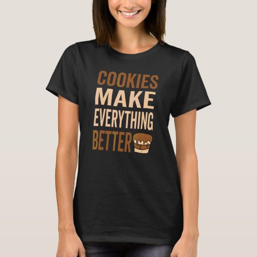 Koekjes maken Everthing BETER Cookie Love T-shirt (Voorkant)
