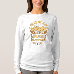 koekjes maken het leven leuker funny cookies lover t-shirt