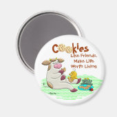 Koekjes maken het leven waard magneet (Voorkant / Achterkant)