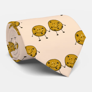 koekjes met een schattige chocolade stropdas