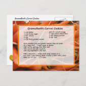Koekjes met wortel Briefkaart ontvangen (Voorkant / Achterkant)