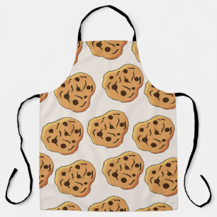  koekjes naadloos patroon. hand-getrokken illus schort