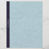 Koekjes | Ontvanger divider |  Blauwe Floral (Achterkant)