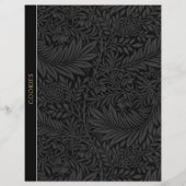 Koekjes | Ontvanger divider |  zwarte Floral (Achterkant)