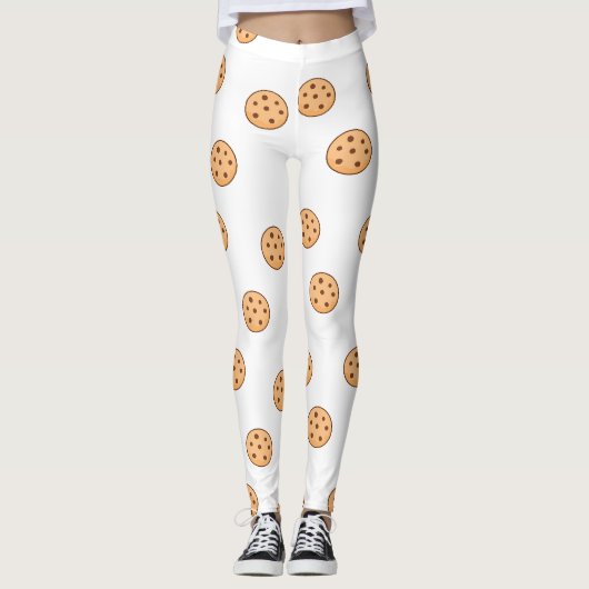 koekjes op wit leggings (Voorkant)