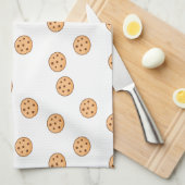 koekjes op wit theedoek (Quarter Fold)