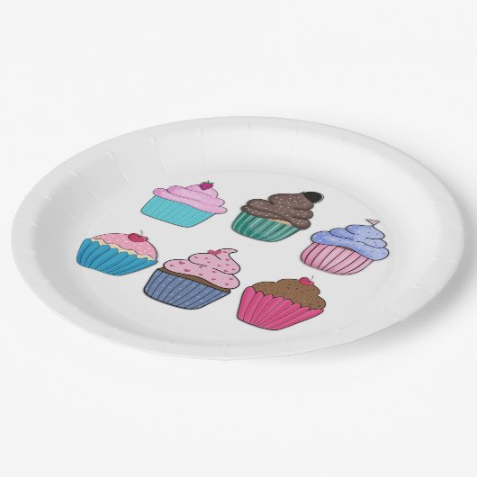  koekjes papieren bordje (Gekanteld)