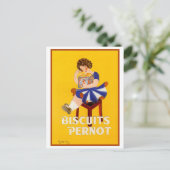 koekjes Pernot Ad Briefkaart (Staand voorkant)
