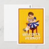 koekjes Pernot Ad Briefkaart (Voorkant / Achterkant)