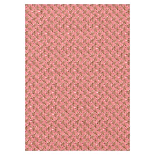 Koekjes Snoepjes van Gingerbrood op rood Tafelkleed (Voorkant)