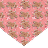 Koekjes Snoepjes van Gingerbrood op rood Tafelkleed (Gekanteld)