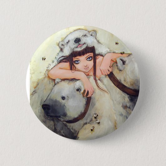 Koekjes van een Power Monger-Button Ronde Button 5,7 Cm (Voorkant)