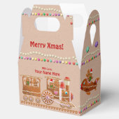 Koekjes van ontbijtkoek, gesnoeid met kleurrijk Sn Bedankdoosjes (Geopend)