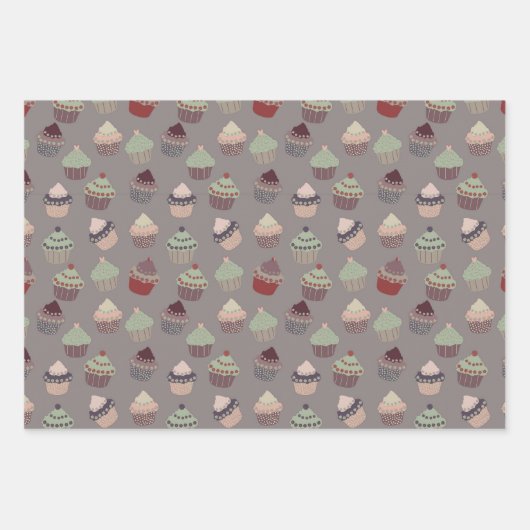 Koekjes (variaties) voor het verpakken van papierb inpakpapier vel (Voorkant 3)