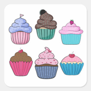 koekjes vierkante sticker