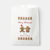 Koekjes voor brood met kerstfeest bedankzakje (Voorkant)