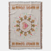 Koekjes voor brood met kerstfeest deken (Voorkant Verticaal)