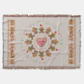 Koekjes voor brood met kerstfeest deken (Voorkant)