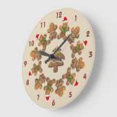 Koekjes voor brood met kerstfeest grote klok (Hoek)