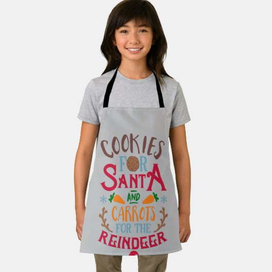 Koekjes voor kerstcadeaukunst schort (Insitu)