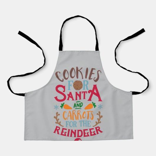 Koekjes voor kerstcadeaukunst schort (Voorkant)