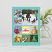 Koekjes voor kerstfeestjes Foto Kaart (Staand voorkant)