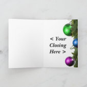 Koekjes voor Kerstman Feestdagen Kaart (Binnen)