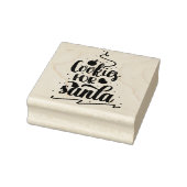 Koekjes voor Kerstman Kerst rubberen stempel (Stempel)