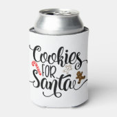 Koekjes voor kerstmis met kerstmis blikjeskoeler (Blikje Voorkant)