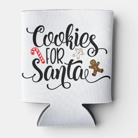 Koekjes voor kerstmis met kerstmis blikjeskoeler (Voorkant)