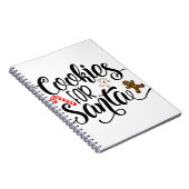 Koekjes voor kerstmis met kerstmis notitieboek (Rechterzijde)