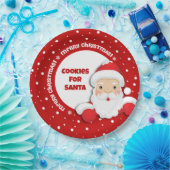 Koekjes voor kerstmis met kerstmis papieren bordje (Feest)