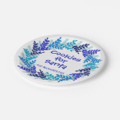 Koekjes voor Kerstmis met kerstmis Papieren Bordje (Gekanteld)