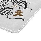 Koekjes voor kerstmis met kerstmis snijplank (Hoek)