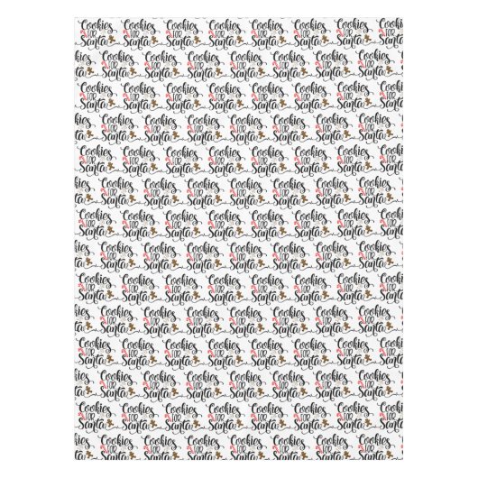 Koekjes voor kerstmis met kerstmis tafelkleed (Voorkant)