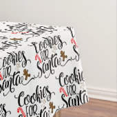 Koekjes voor kerstmis met kerstmis tafelkleed (Voorbeeld)