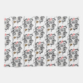 Koekjes voor kerstmis met kerstmis theedoek (Horizontaal)