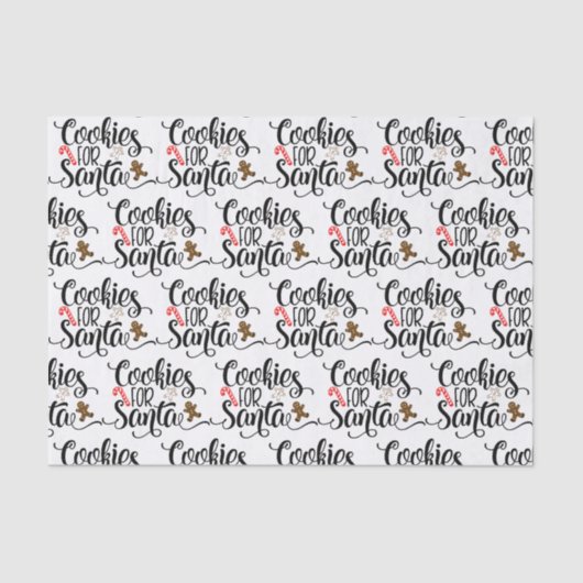 Koekjes voor kerstmis met kerstmis tissuepapier (Voorkant)