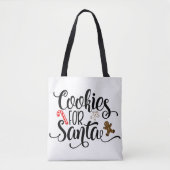 Koekjes voor kerstmis met kerstmis tote bag (Voorkant)