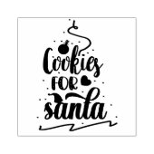 Koekjes voor kerstrubberstempel rubberstempel (Afrduk)