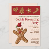 Koekjes voor koekjes - KoekjesDecorPartij Kaart (Voorkant / Achterkant)
